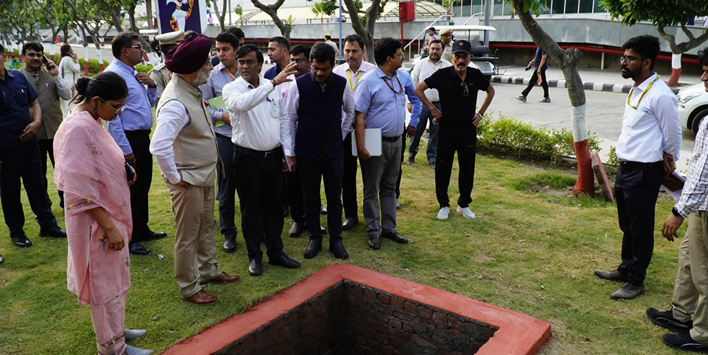 Lt. Governor of Delhi visits Yamuna Sports Complex